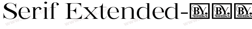 Serif Extended字体转换 Serif Extended字体转换